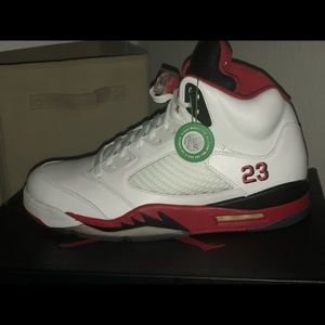 Jordan 5’s Fire red